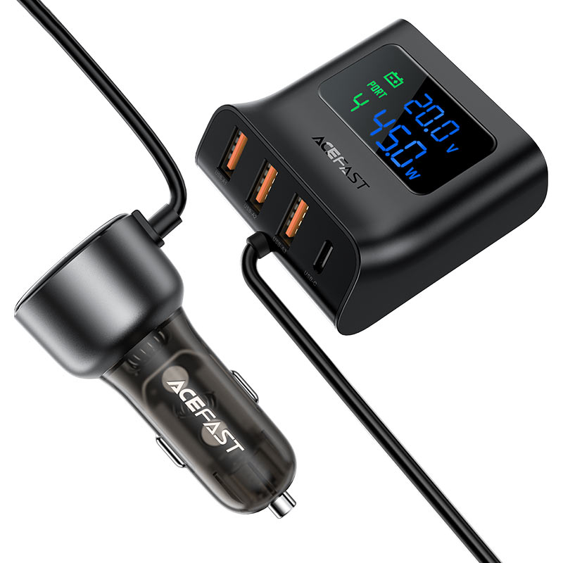 Acefast B11 138W Fast Car Charger with USB‑C and USB‑A