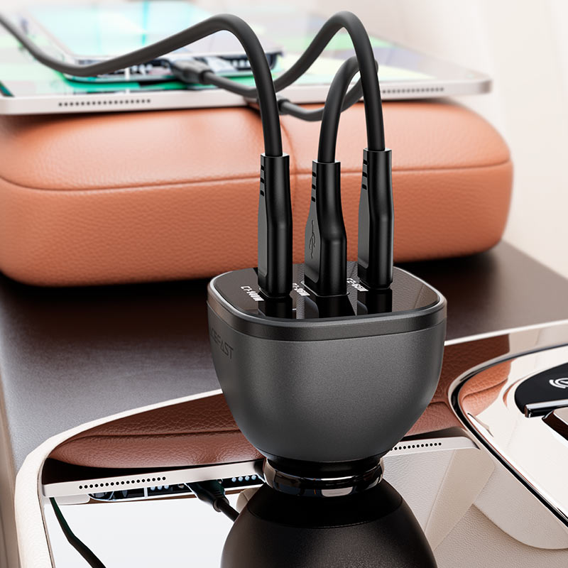Acefast B14 165W PD3.1 Car Charger with Dual USB‑C