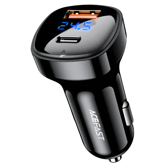 Acefast B4 Dual-Port 66W Car Charger with Zinc Alloy