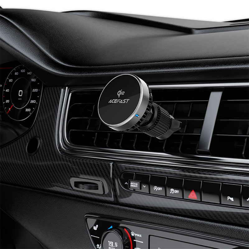 Acefast D40 Magnetic Car Holder with Fast Qi2 Wireless Charging