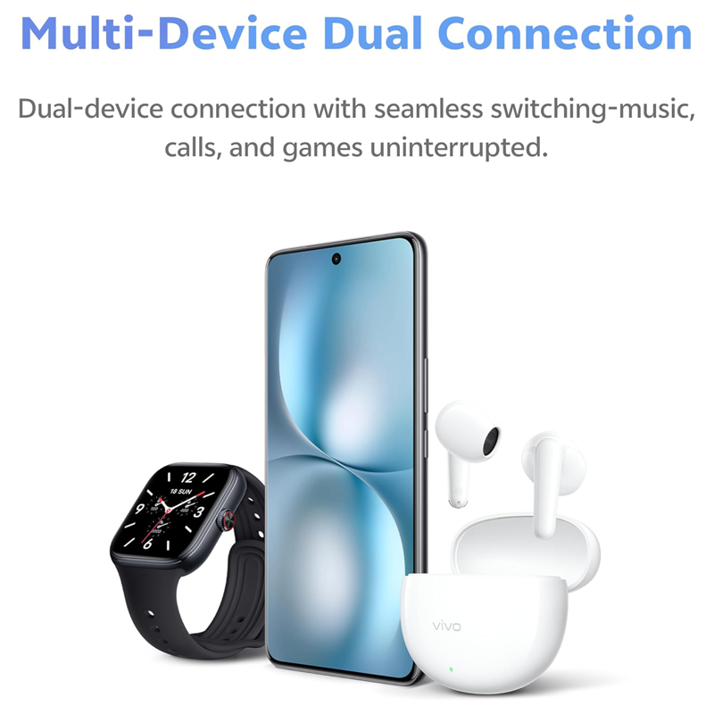 vivo Buds Air3 Ultra‑Light True Wireless Earbuds with 50‑Hour Battery