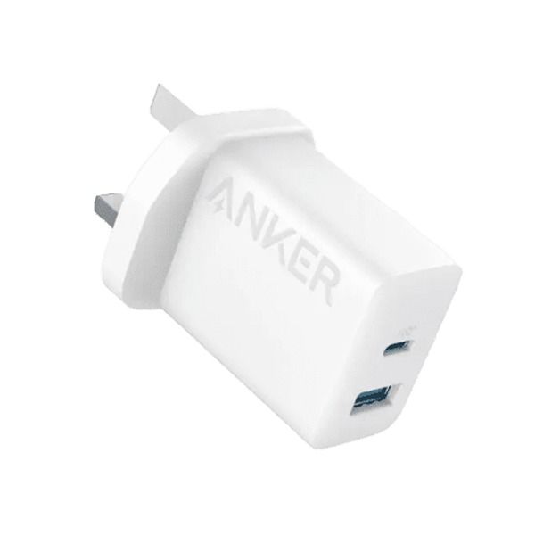 Anker 2-Port High-Speed 20W USB-C Wall Charger White A2348K21