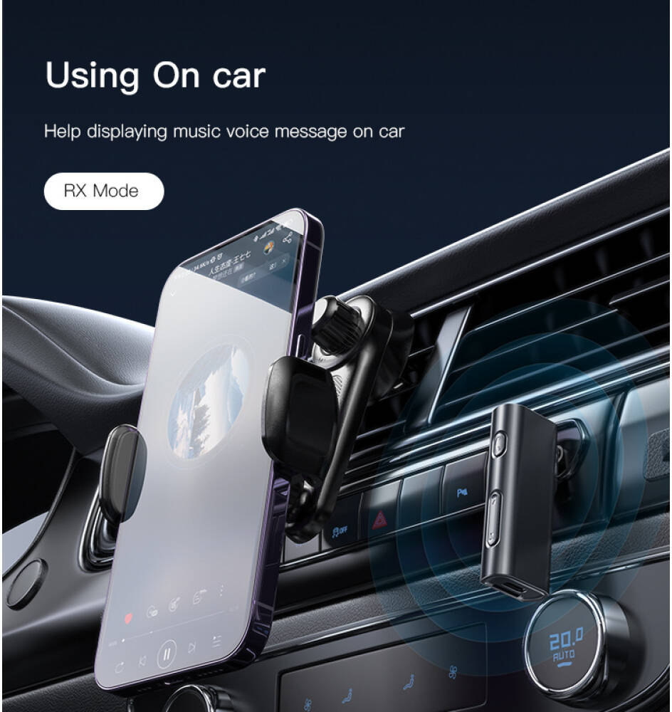 Yesido YAU41 Bluetooth 5.1 Dual‑Mode Transmitter Receiver Adapter