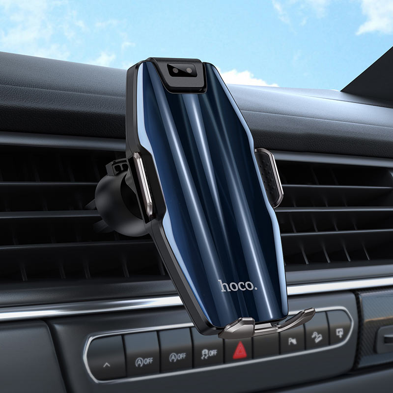 HOCO S45 Energia Dual‑Mount 15W Wireless Car Charger