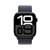 Apple Watch S10 GPS + Cellular 42mm Jet Black Aluminium with Ink Sport Loop (Arabic Edition)
