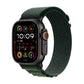 Apple Watch Ultra 2 GPS + Cellular 49mm Black Titanium Case with Dark Green Alpine Loop Medium (Arabic Edition)