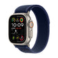Apple Watch Ultra 2 GPS + Cellular 49mm (MX4L3QA/A) Natural Titanium Case with Blue Trail Loop M/L (Arabic Edition)
