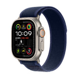 Apple Watch Ultra 2 GPS + Cellular 49mm (MX4L3QA/A) Natural Titanium Case with Blue Trail Loop M/L (Arabic Edition)