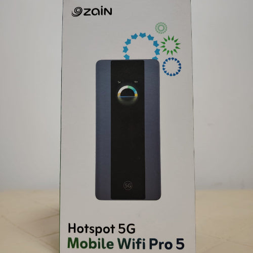 Zain 5G Mobile Wi‑Fi Pro Router – Space Grey, High‑Speed Connectivity