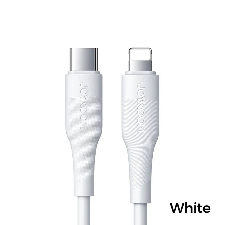 White Type-C to Lightning 1.2m Fast Charging Cable