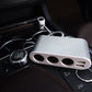 Z13 Silver 3-in-1 Car Charger with LCD Display